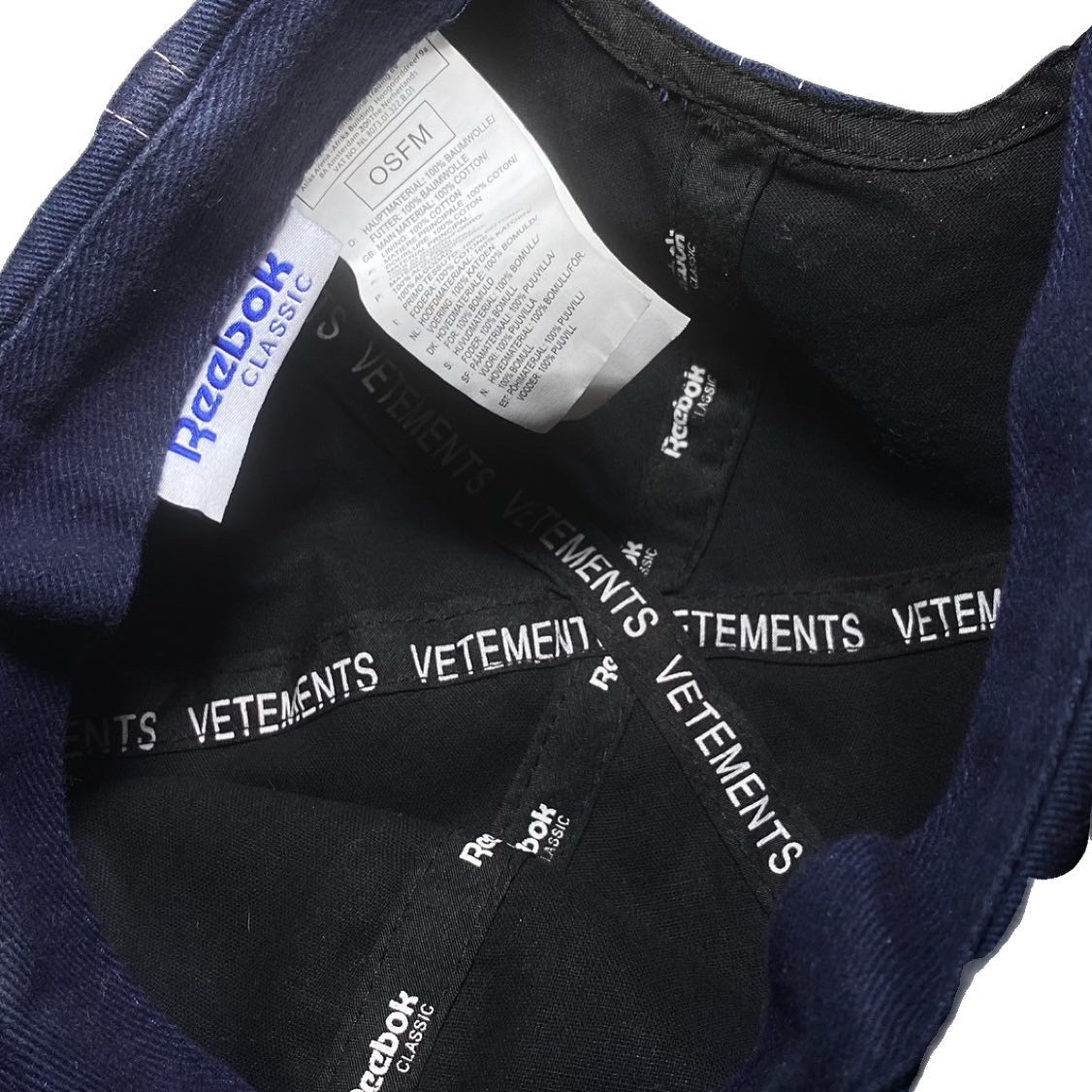 Reebok Vetements