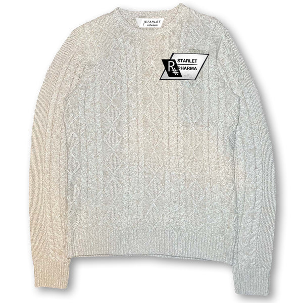 Pharma Patches Cable-knit sweater