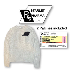 Pharma Patches Cable-knit sweater