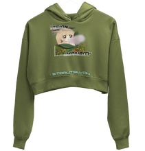 Load image into Gallery viewer, Vision Impairity cropped hoodie