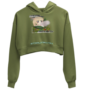 Vision Impairity cropped hoodie