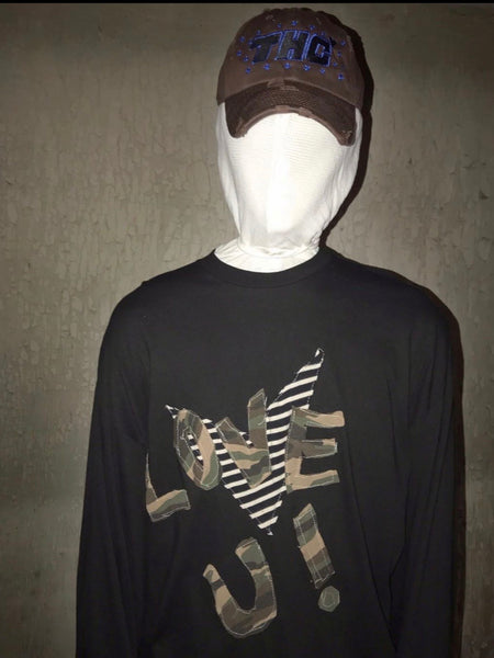 Love u! oversized t-shirt