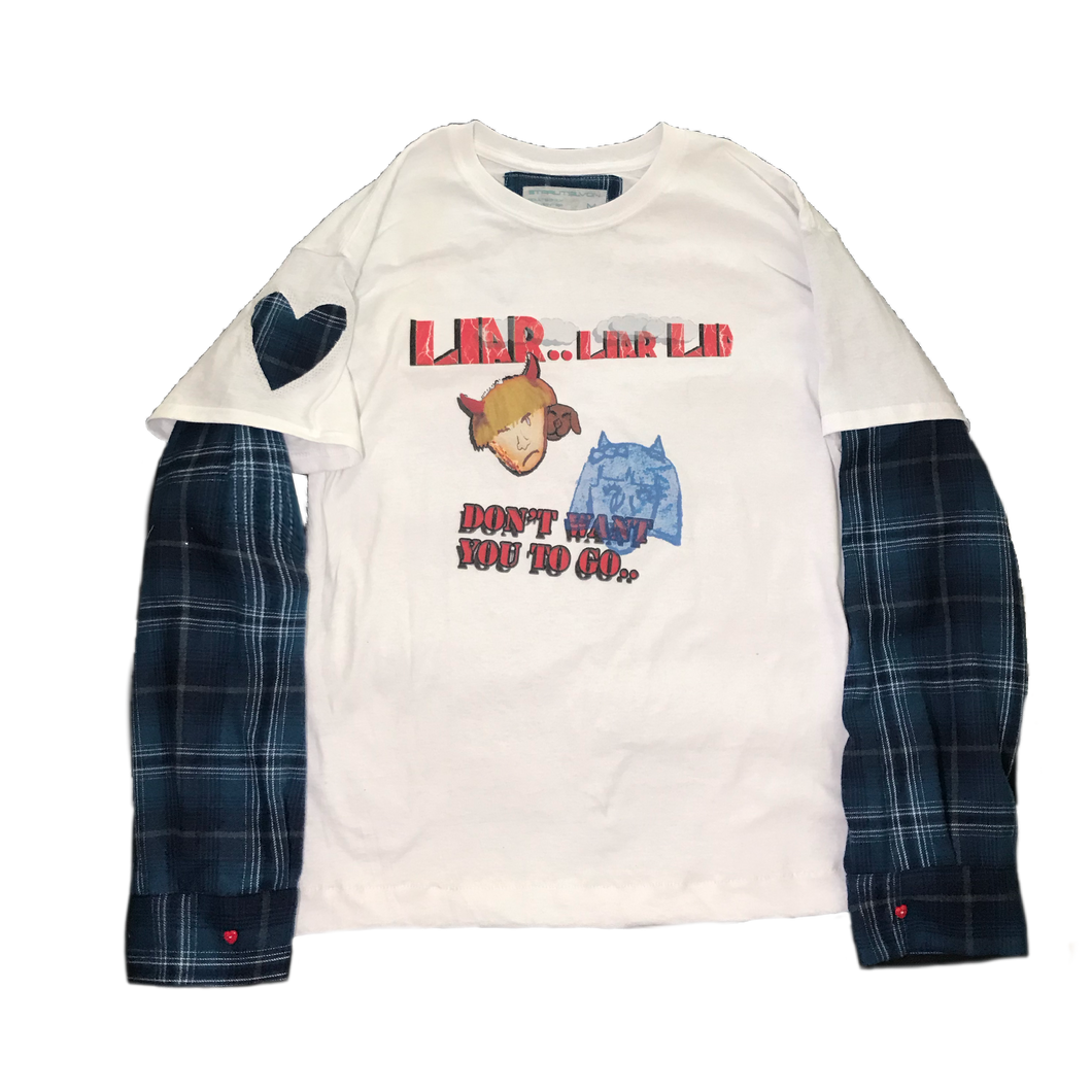 Liar ..Liar layered t-shirt