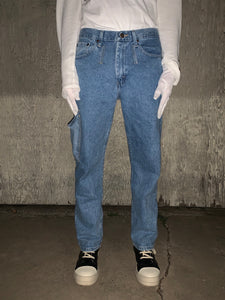 Double belt loop cargo jeans